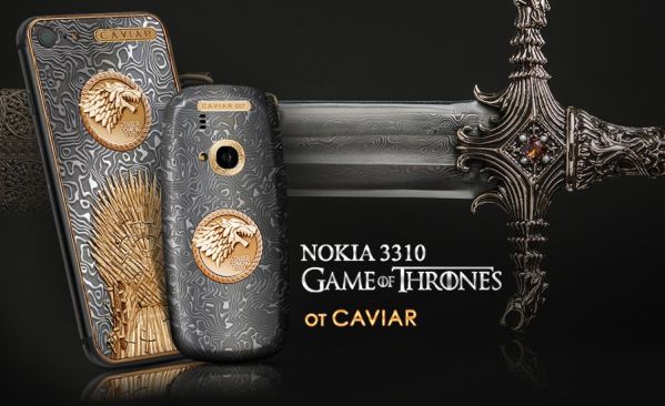 Caviar выпустила Nokia 3310 и iPhone 7 для фанатов «Игры престолов»