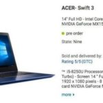 Ноутбук Acer Swift 3 переехал на процессор Intel Coffee Lake