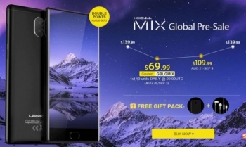 Не пропустите: скидка 50% на безрамочный смартфон LEAGOO KIICAA MIX в GearBest