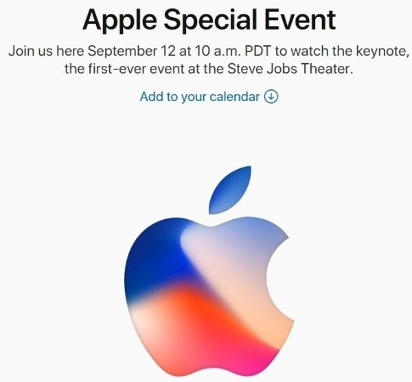 Названа официальная дата анонса смартфона Apple iPhone 8